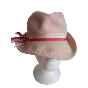 Vintage Pink Women's Bucket Hat Monsieur Peter Petite